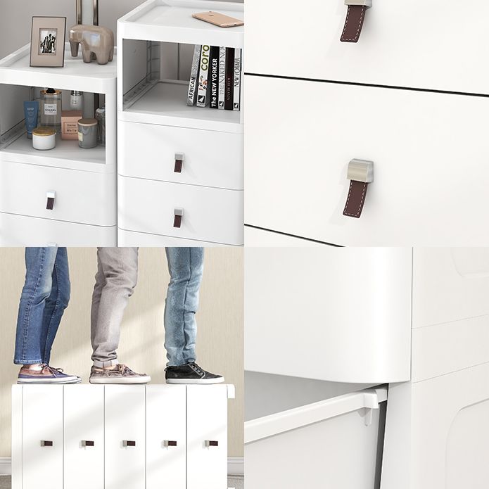 Modern Rectangle Kids Chest Home Plastic Kids Vertical Dresser