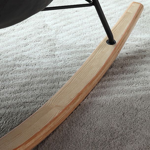 Modern Style Single Rocking Chair Indoor Sofa Rocking Chair with Cushion