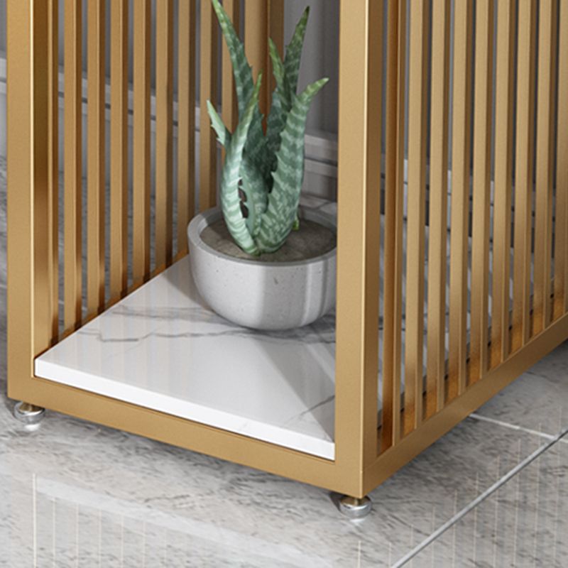 Modern Style Rectangle Bar Table Storable Stone Table for Living Room