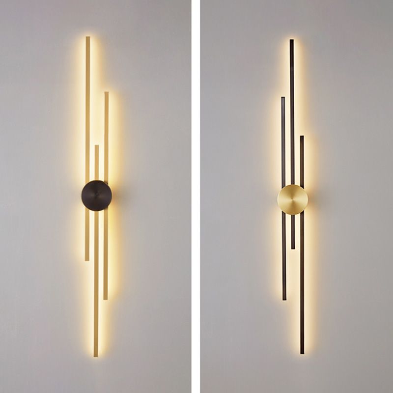 Multi Lights Metal Flush Mount Wall Sconce Modern Sconce Light Fixture for Living Room