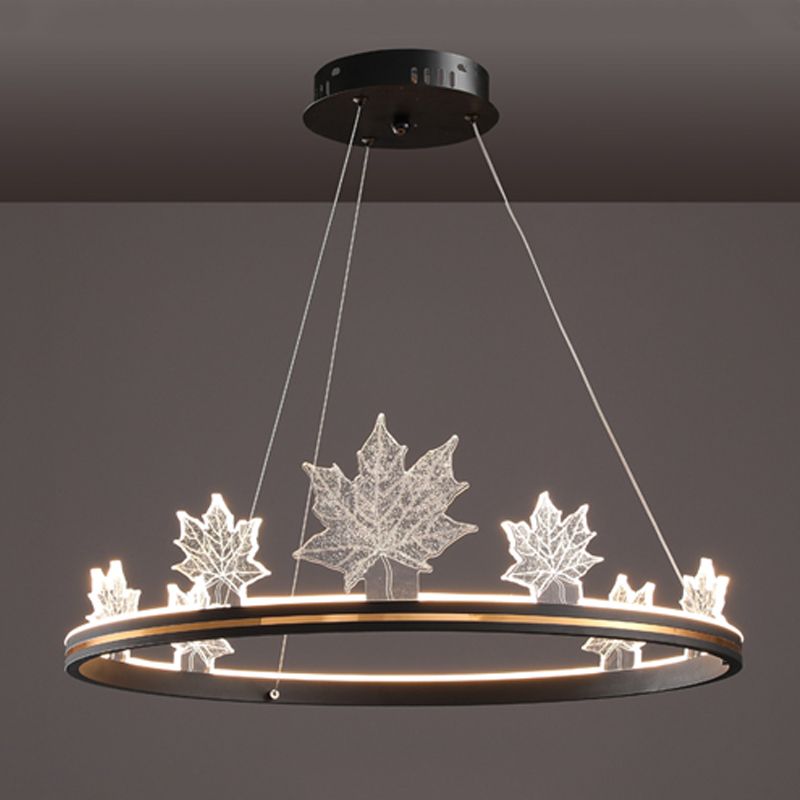 Moderne runde Form Kronleuchter Lichter Metall 8 leichte Kronleuchterbeleuchtung