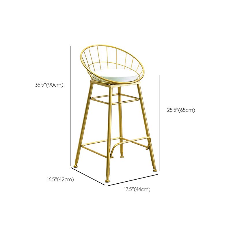 Glam Style Fixed Bar Table Set 1/3 Pieces Faux Marble Counter Table Set