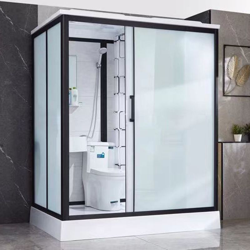Framed Corner Shower Enclosure Single Sliding Shower Enclosure