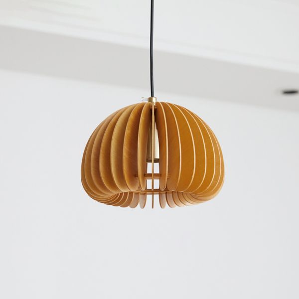 Techo moderno Carril colgante Luz de calabaza de madera Luz colgante para sala de estar para sala de estar