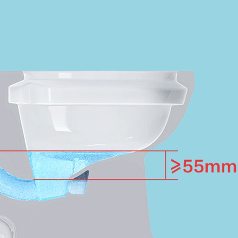Modern Floor Mount Toilet Slow Close Seat Included Toilet Bowl for Bathroom