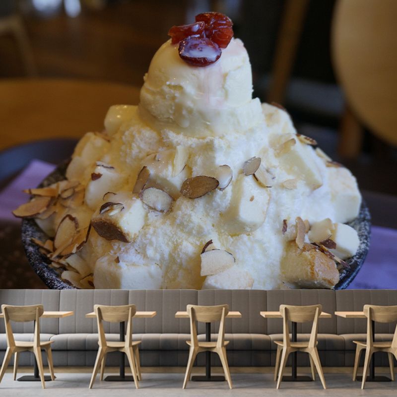 DeliciousIce Cream Dessert Mural Modern Style Wall Covering for Dessert Shop