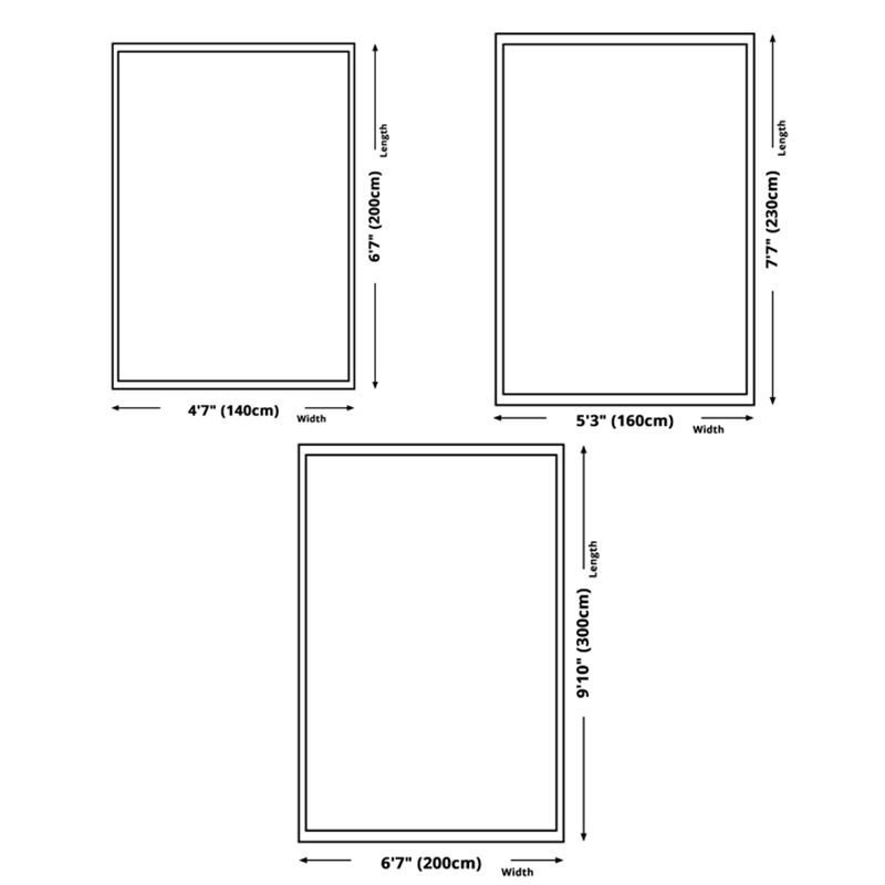 Contemporary Indoor Rug Polyester Carpet Stain Resistant Area Rug for Living Room