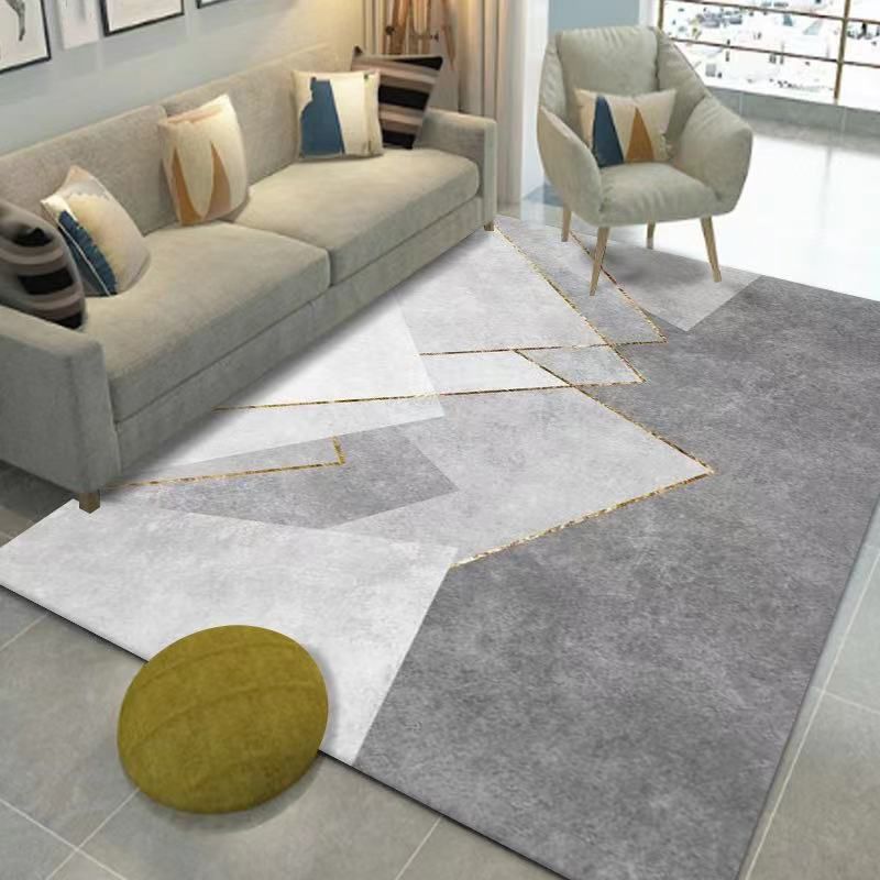 Hedendaags patchwork Tapijt Luxe polyester Area Rug vlekbestendig gebied Tapijt voor woonkamer