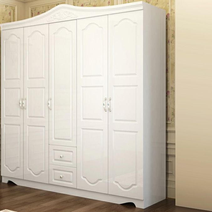 French Country Wardrobe Armoire Engineered Wood Wardrobe Closet