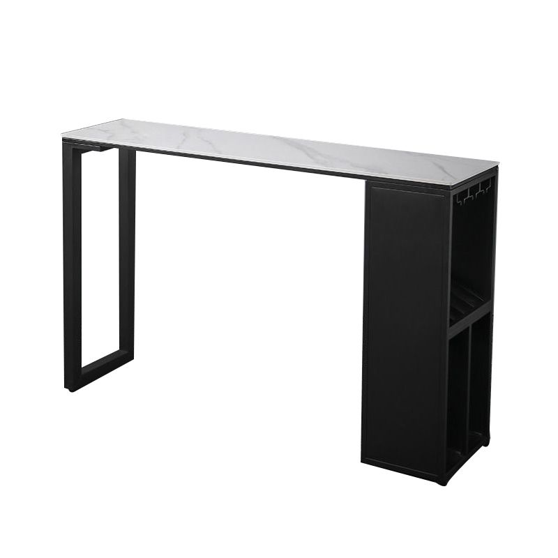 Sintered Stone Bar Table Rectangle Dining Table for Kitchen Living Room Coffee Room