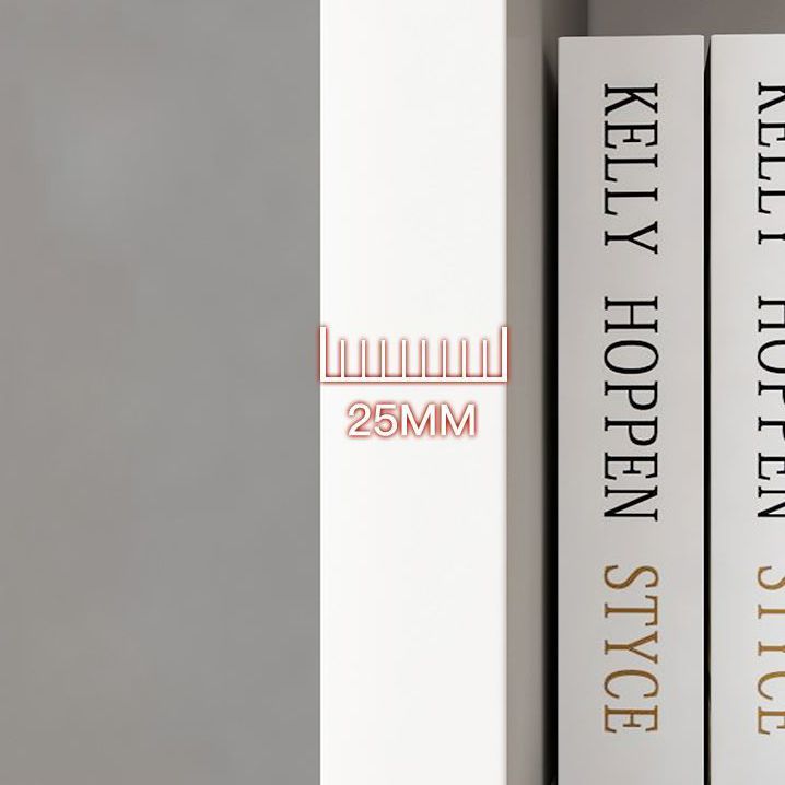 Contemporary Style Bookshelf Engineered Wood Bookcase for Home and Office