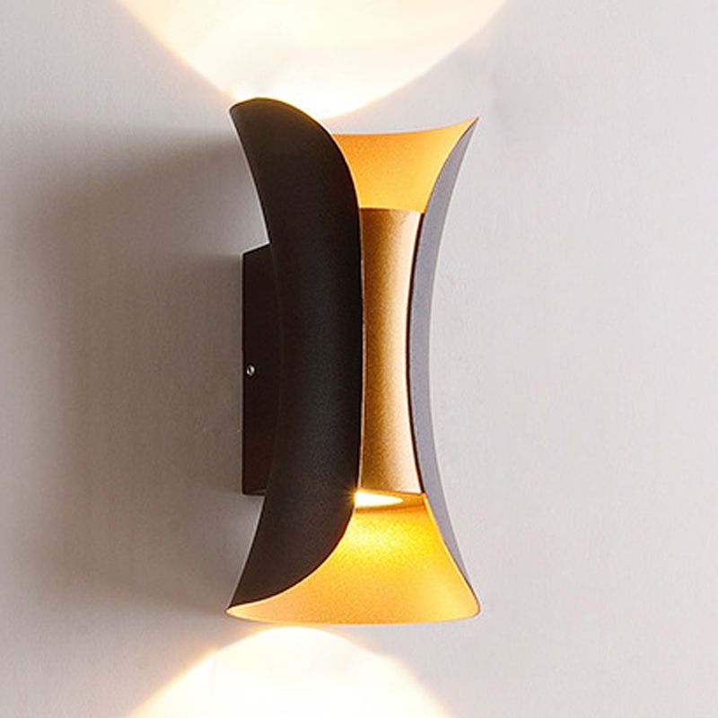 Luces contemporáneas de pared de pared de pared de pared de metal para sala de pared para sala de estar