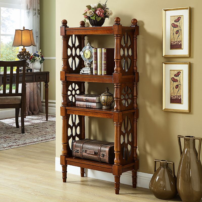 Rectangle Solid Wood Storage Bookshelf Nordic Study Room Bookcase