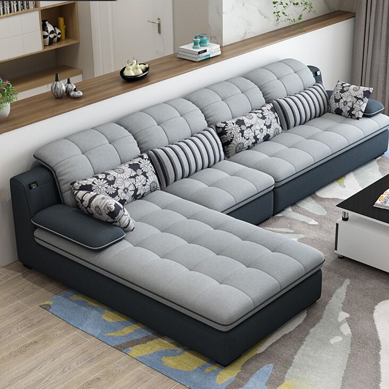 Divano braccio top con cuscino contemporaneo con sacca di backrest regolabile