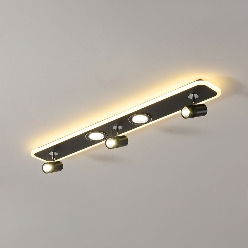 Forme cylindrique LED Rail Plafon