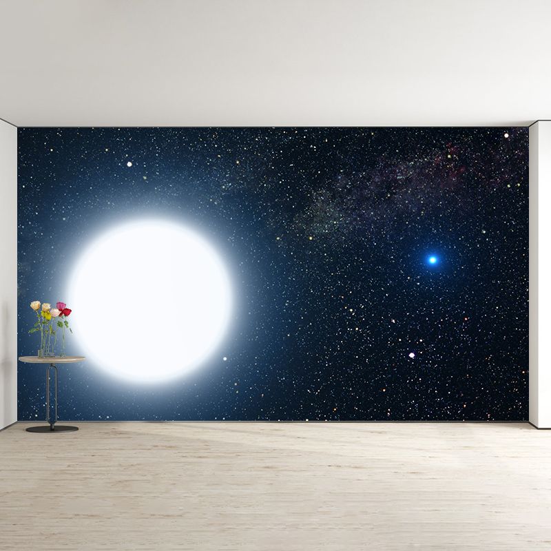 Galaxy Mildew Resistant Mural Wallpaper Sleeping Room Wall Mural