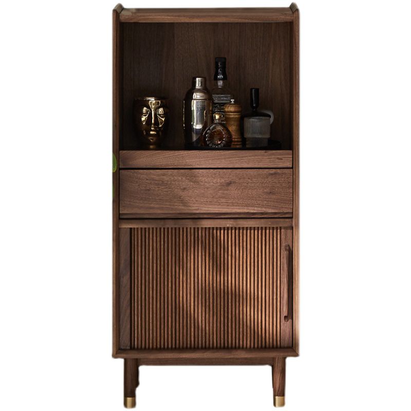 Mid-Century Accent Cabinet Bar Pulls Handle Design Storage Cabinet