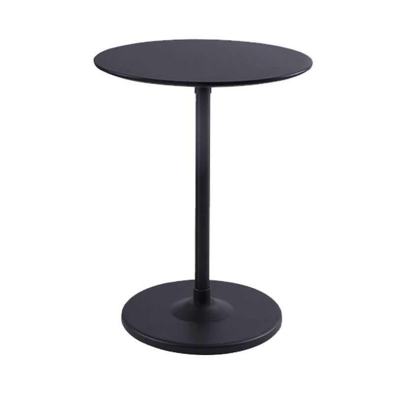 Contemporary Pedestal End Table Round Side End Table for Living Room