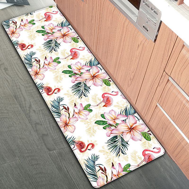 Modern FlamingoS Patroon Tapijt PVC binnen Tapijt niet-slip achterste ruggebied tapijt voor woningdecoratie