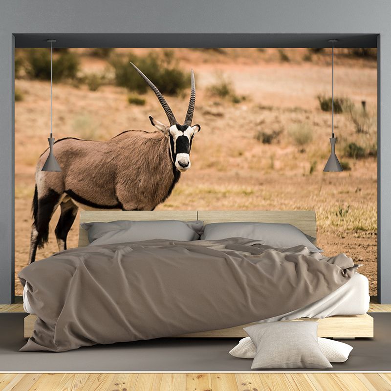 Mildew Contemporary Style Wild Animal Mural Wallpaper Resistant Wall Art