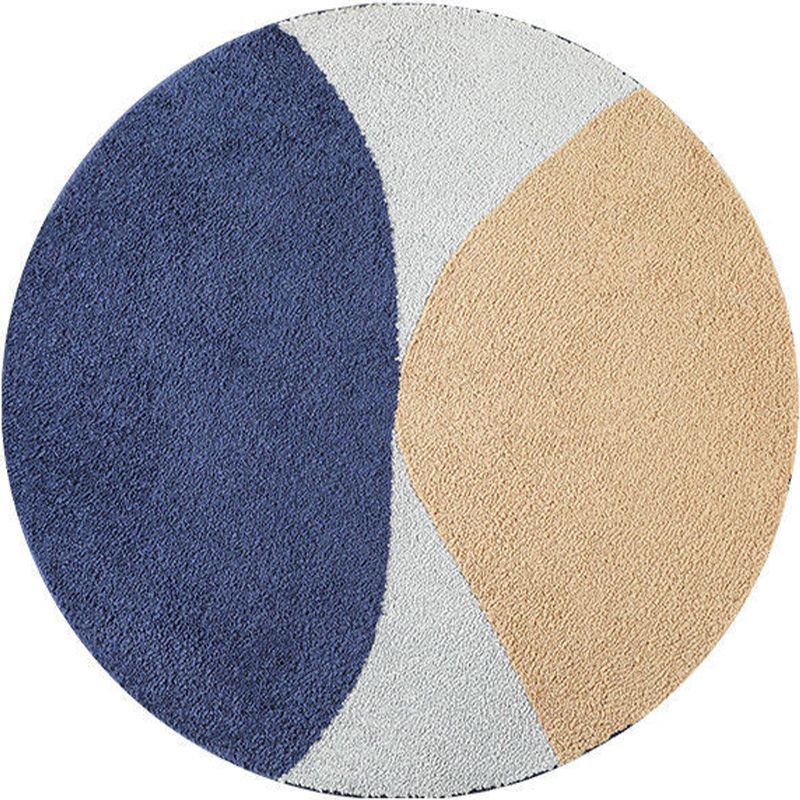 Round Area Tapijt Leisure Rug Polyester Stain Resistent Wasbaar Binnen Tapijt voor woonkamer