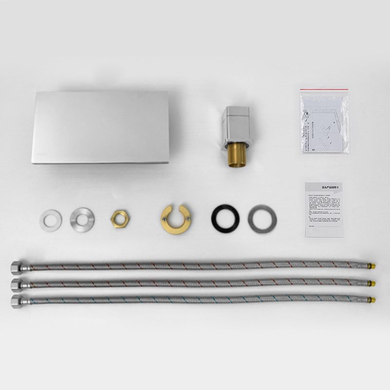 Modern Metal Tub Filler Single Handles Waterfall Tub Faucet Trim