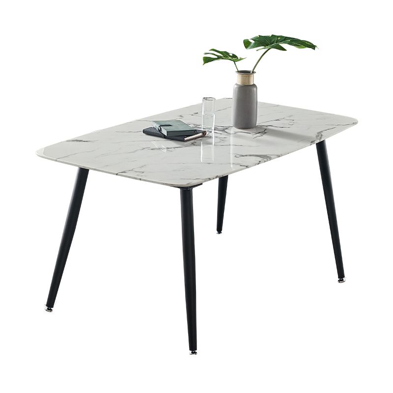 Indoor Rectangle 1/4/5/7 Pieces Dinette Set Stone Legs Dining Table Set