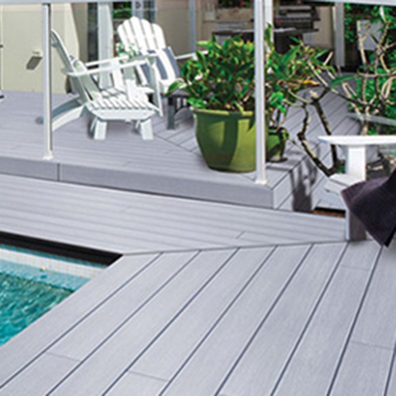 Embossed Patio Flooring Tiles Composite Nailed Flooring Tiles Garden
