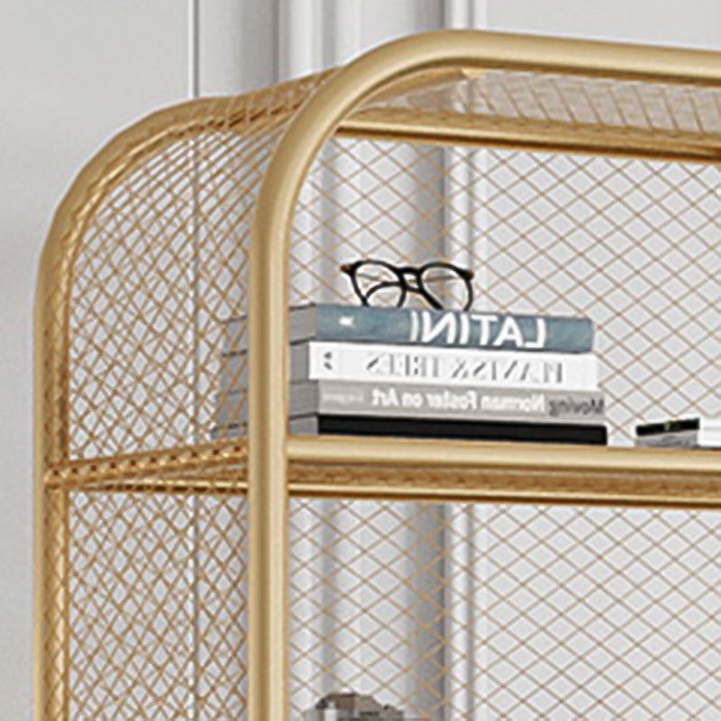 Closed Metal Bookcase Shelf Industrial Shelves for Study Room