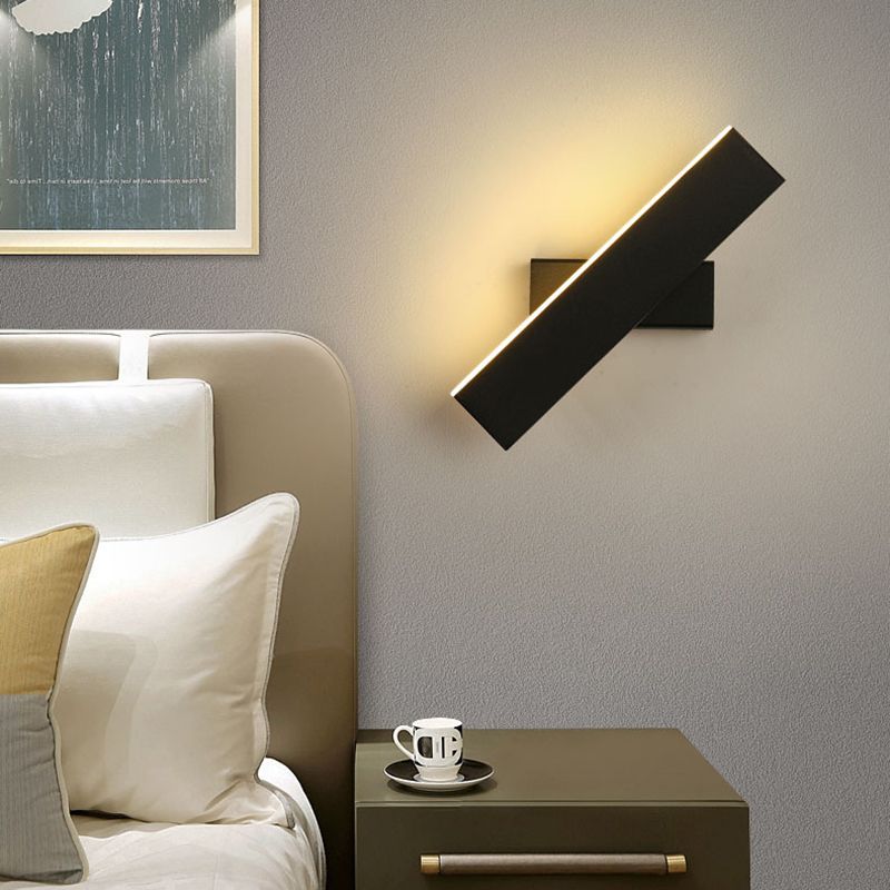 Luz de lectura rectangular de la pared acrílica de metal LED para la luz de la pared de lectura rectangular para la cama