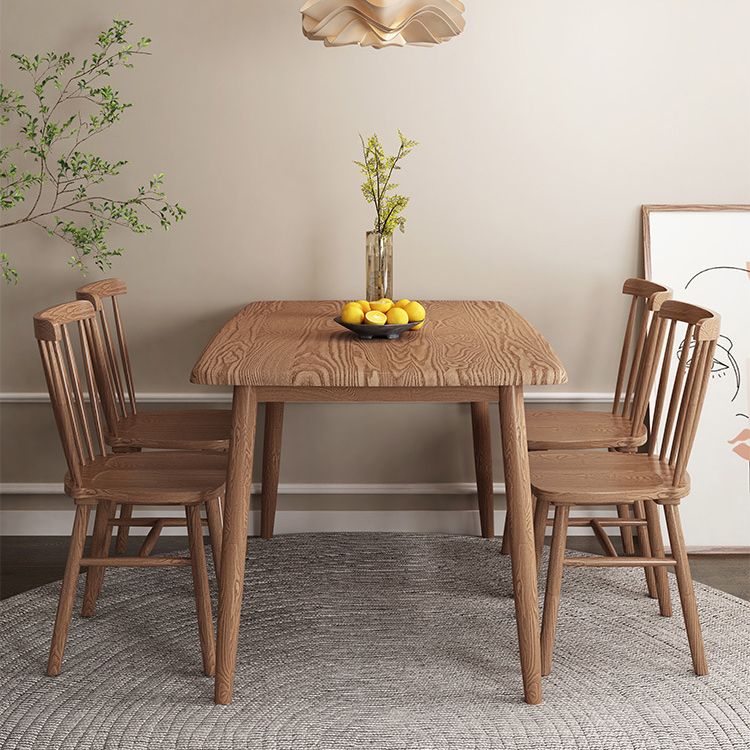 Modern Wood Dining Table Set 1/2/5/7 Pieces Dining Set for Home Use