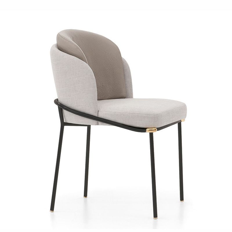 Modern Style Parsons Side Chair Upholstered Indoor Dining Chair