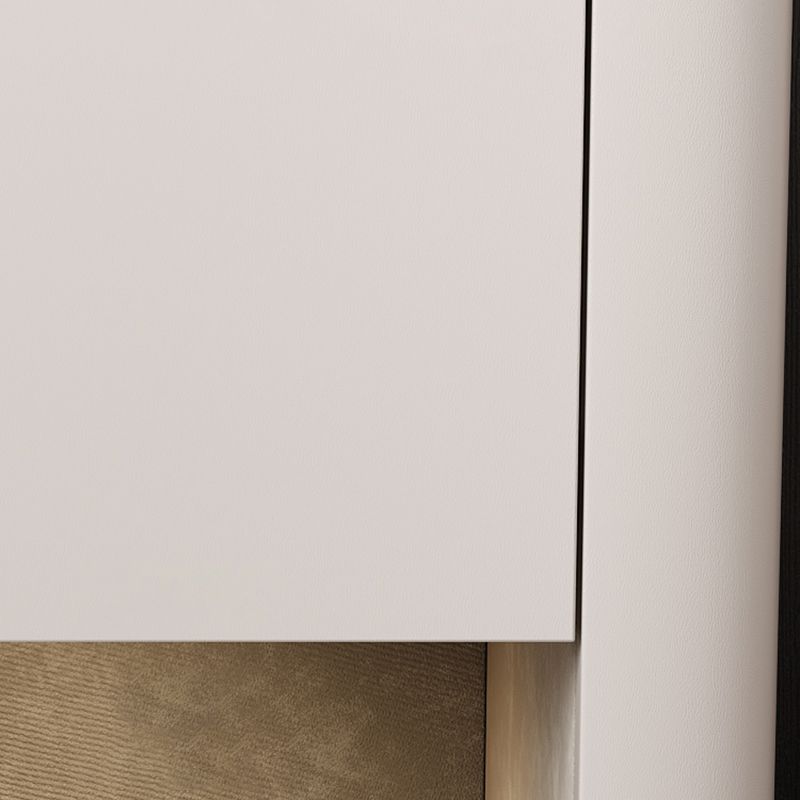 Modern Solid Wood and Slate Night Table Drawer Storage Bed Nightstand