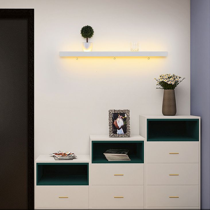 Lampada a monte a parete a parete moderna in stile moderno rettangolo lungo la linea di forma di forma murale per interno