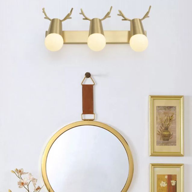 Moderne witte glazen wandwand