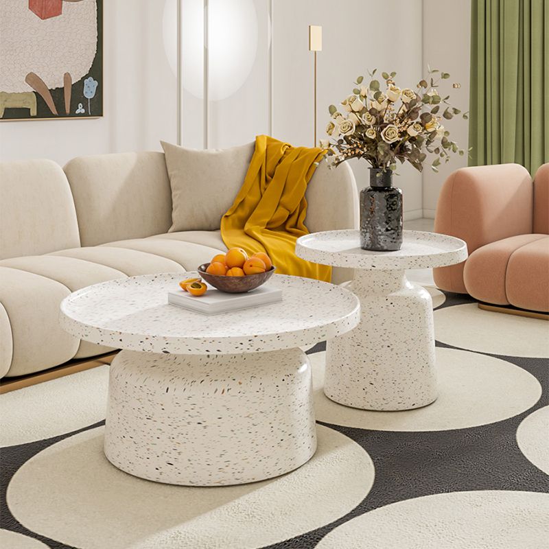 Pedestal Coffee Table Contemporary Tray Top Coffee Cocktail Table