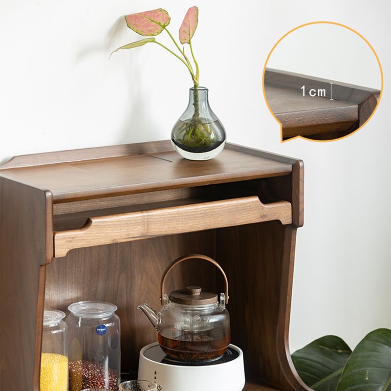 Mid-Century Accent Cabinet Bar Pulls Handle Design Storage Cabinet with Door