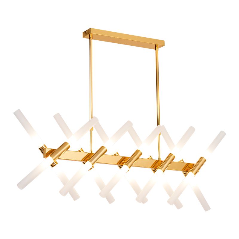 Moderner LED -Insel Leichtfutterraum Einfaches Hängslampenvorricht