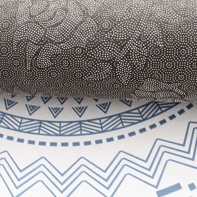 Weißer marokkanischer Teppich Polyester Grafik Teppich Färbung widerstandsfähiger Teppich für Wohnkultur