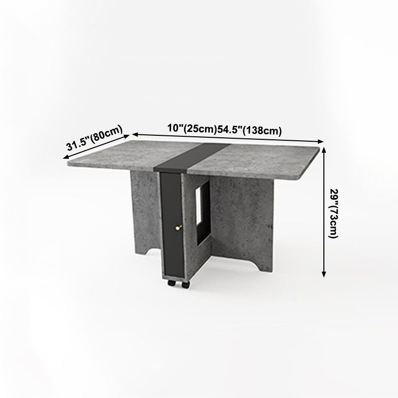 Mesa de comedor de pedestal de comedor moderno de mediados de siglo para la cena de cocina en casa