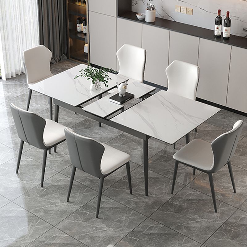 Modern Sintered Stone Kitchen Table Home Extendable Dining Table