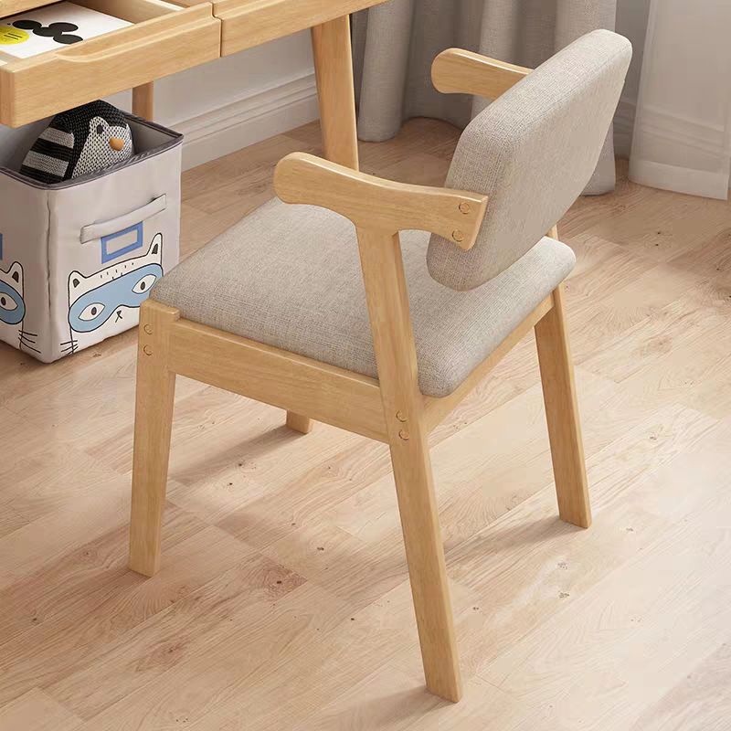 Contemporary Dining Side Chair Solid Wood Open Back Dining Side Chairs