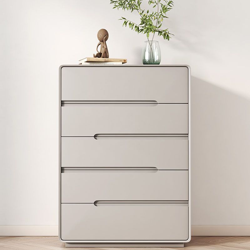 Modern Horizontal Double Dresser Wood Storage Dresser for Bedroom