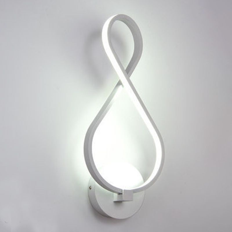 Einzigartiger Schatten 1-Licht Wandleuchte moderne Metallmontage Leuchte Metallmontage
