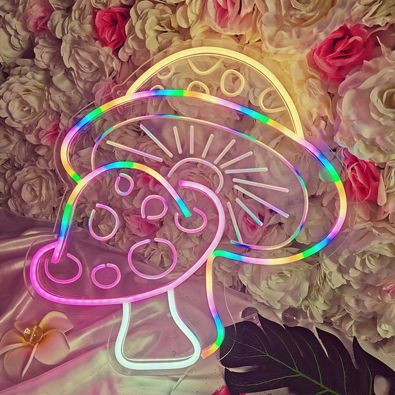 Cartoon Shape Plastic Festive Lighting Decorative White LED Wall Night Light for Bedroom