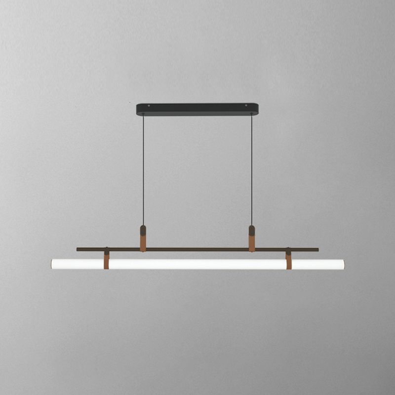 Linear Island Chandelier Lights Modern Acrylic Chandelier Lighting Fixtures