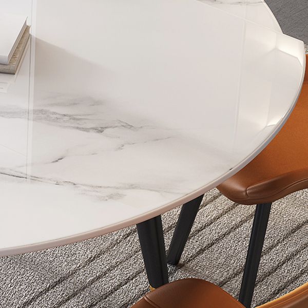Round Extendable Dining Table Contemporary Stone Dining Table