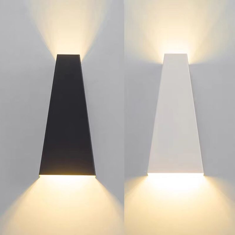Nordic Style Aluminum Wall Light Trapezoid Shape LED Wall Lamp for Outdoor
