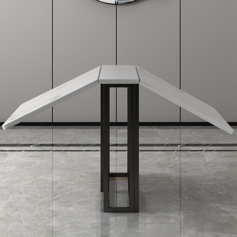 Faux marmeren eettafel Eenvoud Stijl Sledetafel voor eetkamer