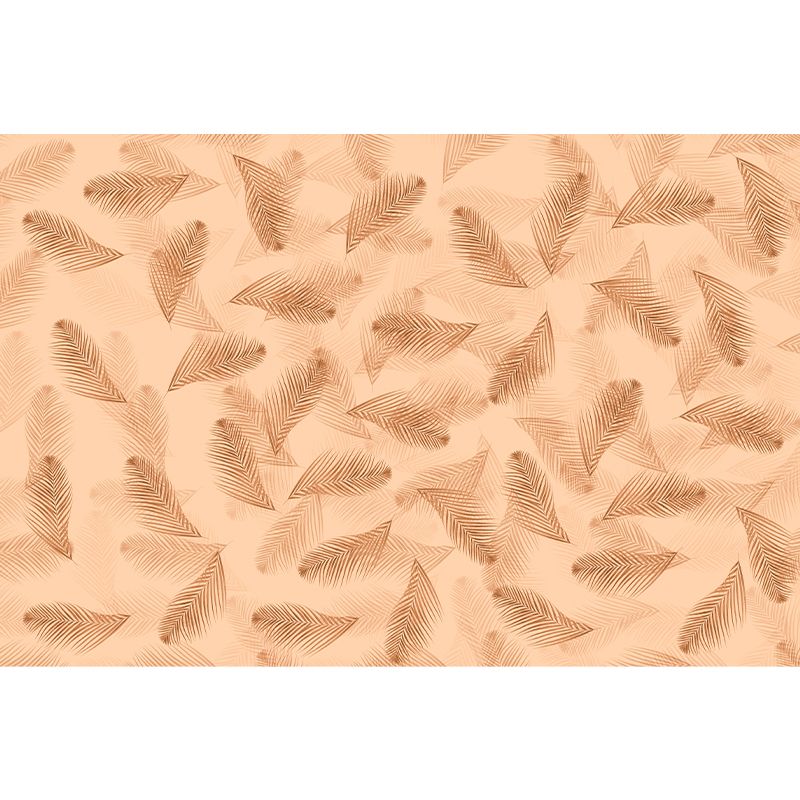 Papier peint mural botanique naturel tropical, couleur douce, décoration murale décorative en feuille de palmier
